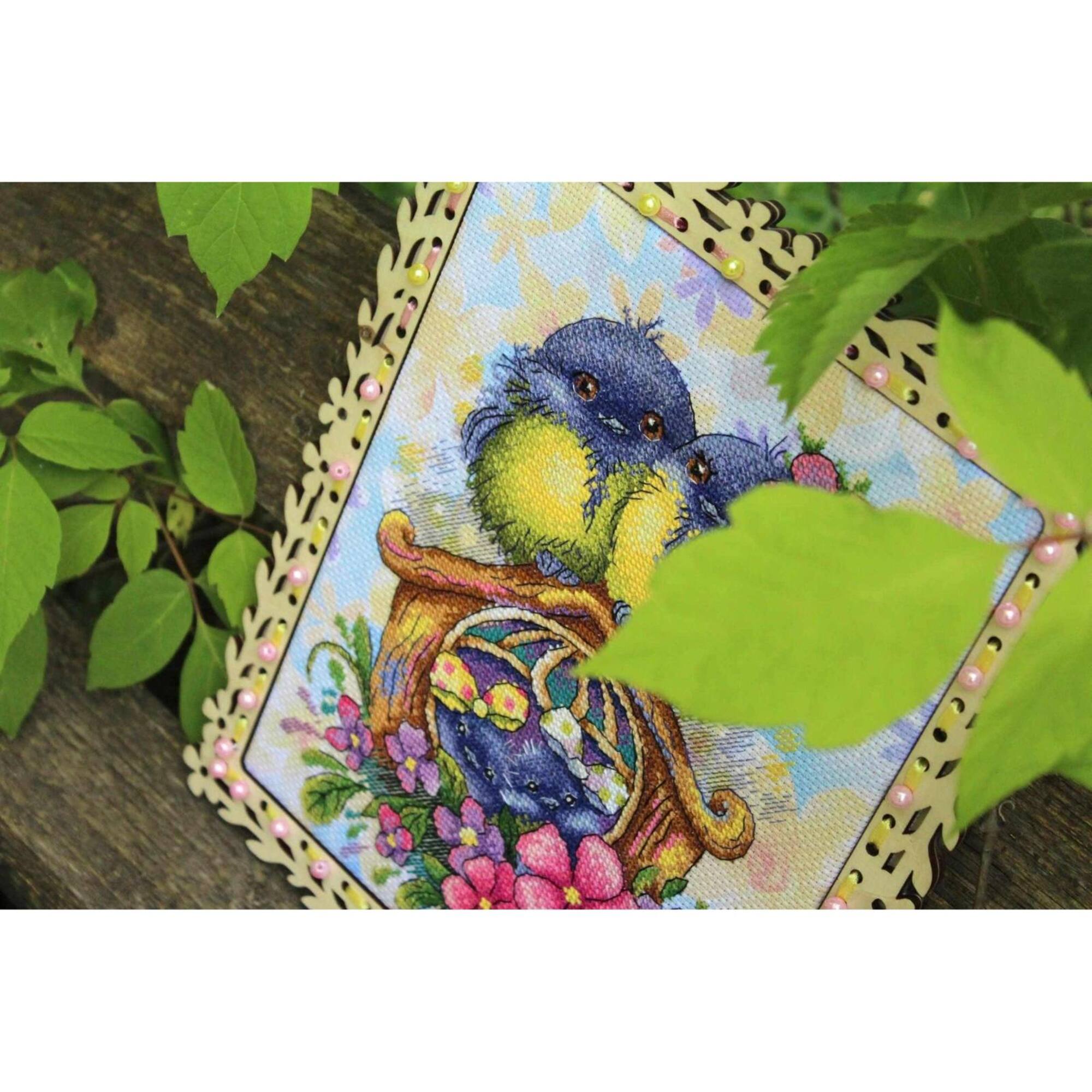 MP Studia Happy Family Cross Stitch Kit